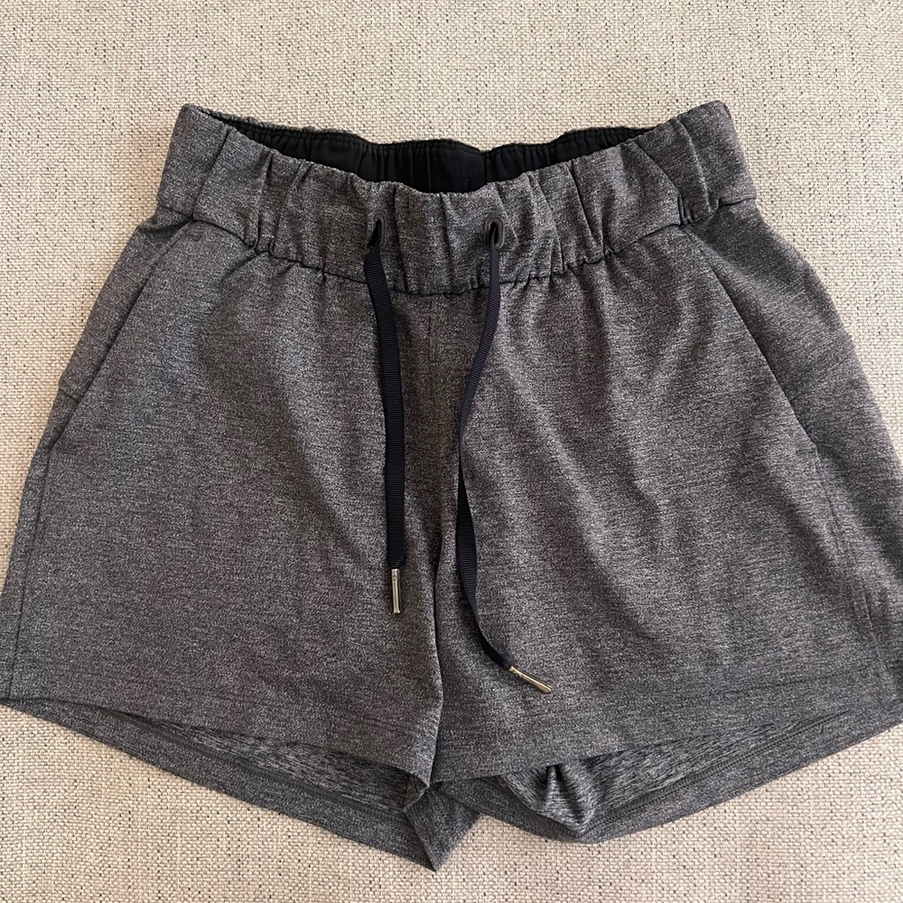 Lululemon Athletica Charcoal Athletic Shorts